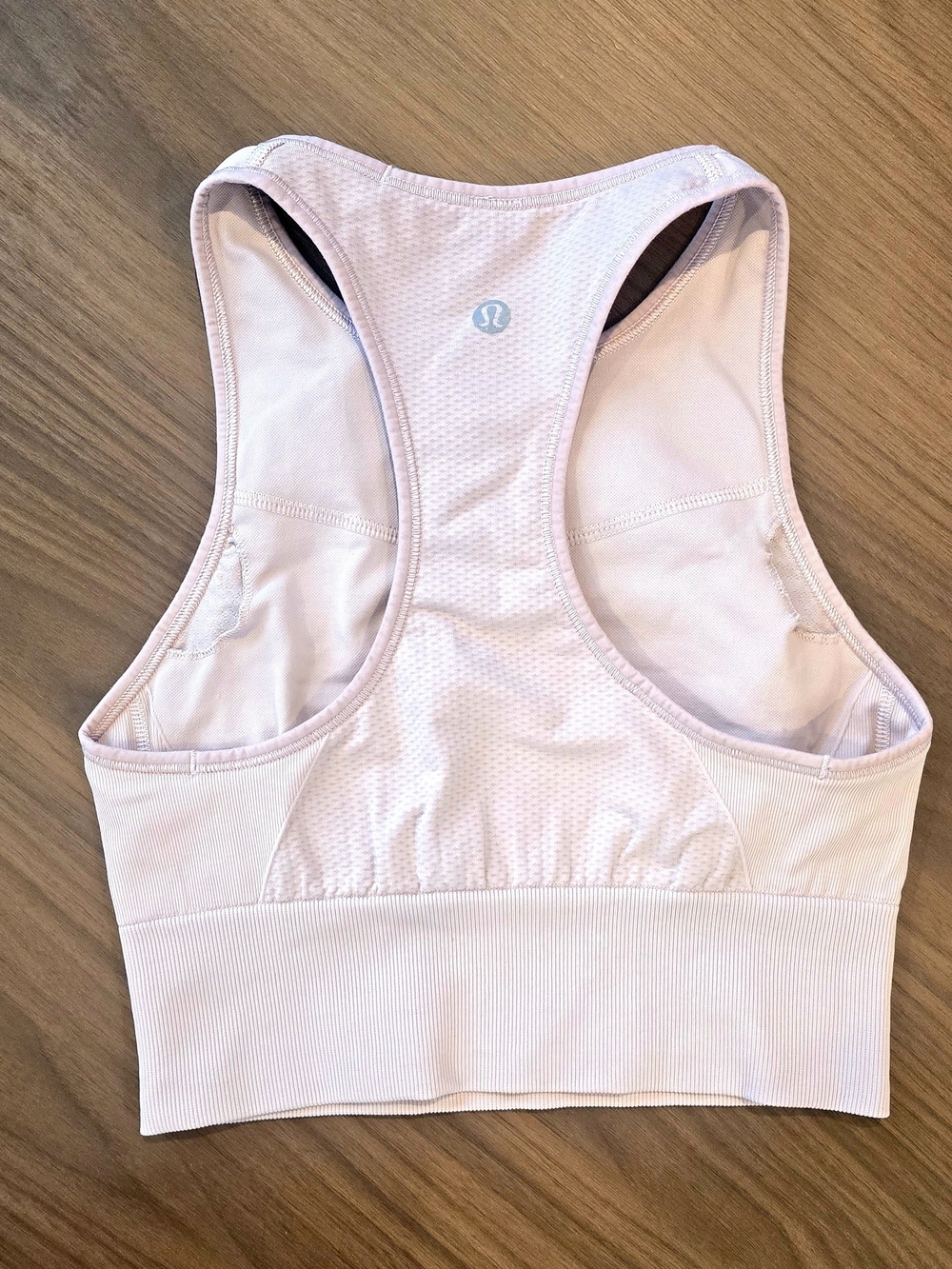 lululemon athletica Light Pink Racerback Sports Bra